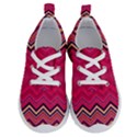 Boho Aztec Stripes Rose Pink Running Shoes View1