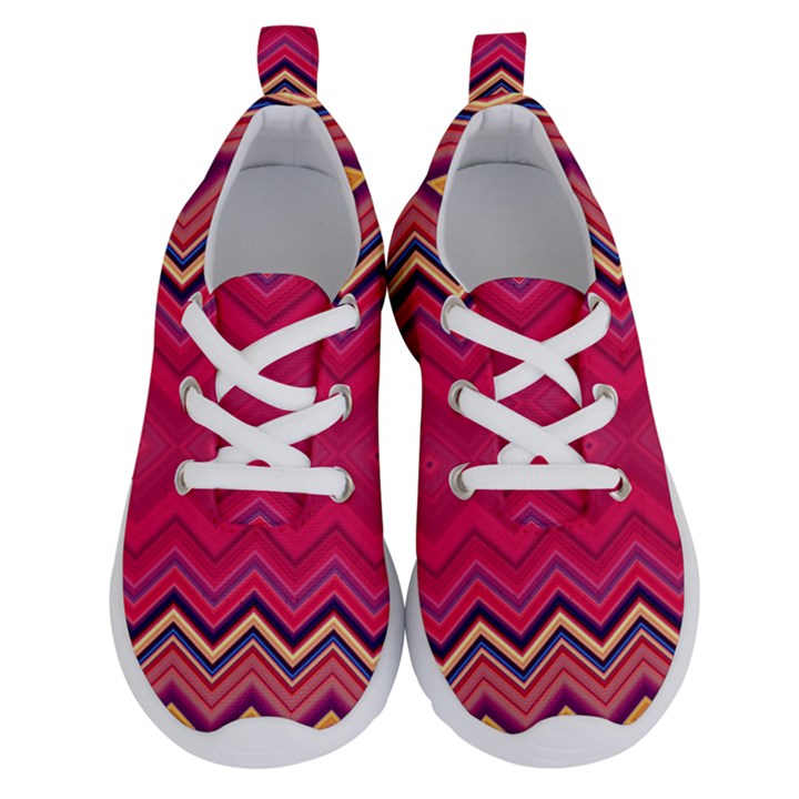 Boho Aztec Stripes Rose Pink Running Shoes