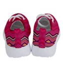 Boho Aztec Stripes Rose Pink Running Shoes View4