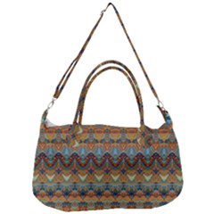 Boho Earth Colors Pattern Removal Strap Handbag by SpinnyChairDesigns