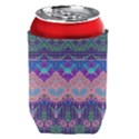 Boho Patchwork Violet Pink Green Can Holder View1