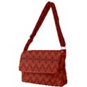 Boho Rust Orange Brown Pattern Full Print Messenger Bag (S) View1