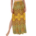 Boho Old Gold Pattern Maxi Chiffon Tie-Up Sarong View1