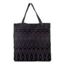 Boho Black Diamonds Grocery Tote Bag View1