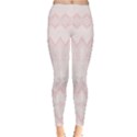 Boho Pastel Pink Pattern Inside Out Leggings View3