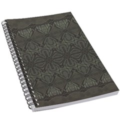Boho Antique Bronze Pattern 5 5  X 8 5  Notebook by SpinnyChairDesigns