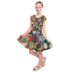 Sisters2020 Kids  Short Sleeve Dress by Kritter