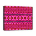Boho Bright Pink Floral Canvas 10  x 8  (Stretched) View1