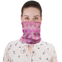 Boho Pink Floral Pattern Face Covering Bandana (adult) by SpinnyChairDesigns