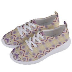 Boho Violet Yellow Women s Lightweight Sports Shoes by SpinnyChairDesigns