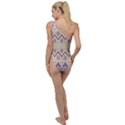 Boho Violet Yellow To One Side Swimsuit View2