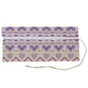 Boho Violet Yellow Roll Up Canvas Pencil Holder (S) View2
