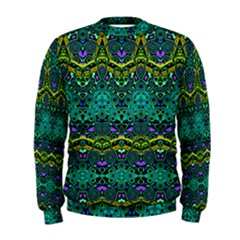 Boho Emerald Green Men s Sweatshirt by SpinnyChairDesigns