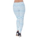 Boho Baby Blue Pattern Velvet Leggings View2