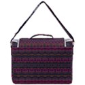 Boho Pink Mauve Blue Box Up Messenger Bag View3