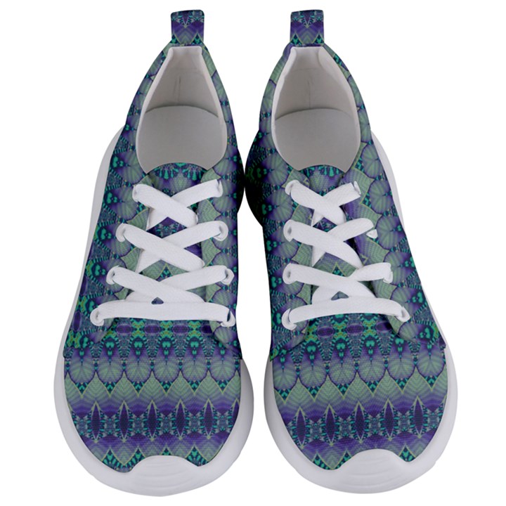 Boho Purple Teal Women s Lightweight Sports Shoes
