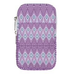 Boho Violet Purple Waist Pouch (Large)