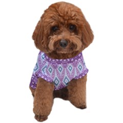 Boho Violet Purple Dog T-Shirt