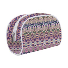 Colorful Boho Pattern Makeup Case (small) by SpinnyChairDesigns