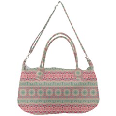 Boho Teal Pink Removal Strap Handbag by SpinnyChairDesigns