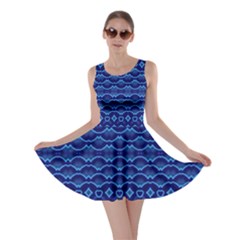Cobalt Blue  Skater Dress by SpinnyChairDesigns