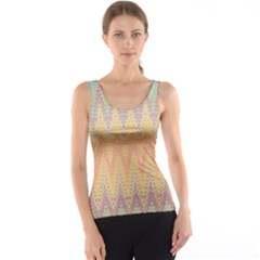 Boho Pastel Colors Tank Top by SpinnyChairDesigns