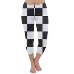 Chequered Flag Capri Winter Leggings  by abbeyz71