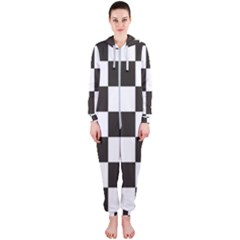 Chequered Flag Hooded Jumpsuit (ladies)  by abbeyz71