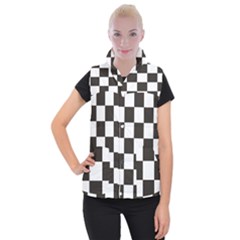 Chequered Flag Women s Button Up Vest by abbeyz71
