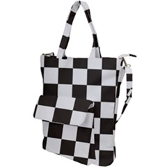 Chequered Flag Shoulder Tote Bag by abbeyz71