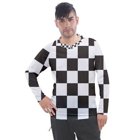 Chequered Flag Men s Pique Long Sleeve Tee by abbeyz71