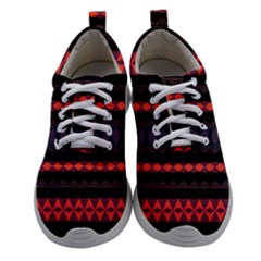 Boho Orange Black Athletic Shoes