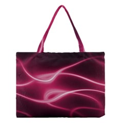 Neon Pink Glow Medium Tote Bag by SpinnyChairDesigns