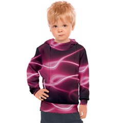 Neon Pink Glow Kids  Hooded Pullover