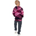 Neon Pink Glow Kids  Hooded Pullover View2