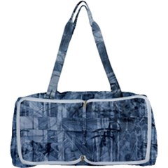 Faded Blue Texture Multi Function Bag by SpinnyChairDesigns