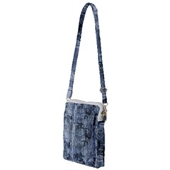 Faded Blue Texture Multi Function Travel Bag by SpinnyChairDesigns