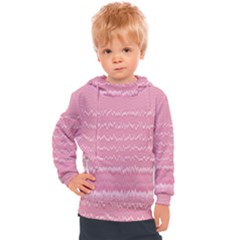 Boho Pink Stripes Kids  Hooded Pullover by SpinnyChairDesigns