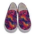 Colorful Boho Abstract Art Women s Canvas Slip Ons View1