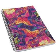 Colorful Boho Abstract Art 5 5  X 8 5  Notebook by SpinnyChairDesigns