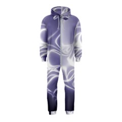 Violet Glowing Swirls Hooded Jumpsuit (kids) by SpinnyChairDesigns