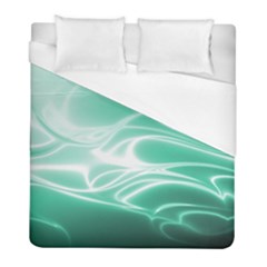 Biscay Green Glow Duvet Cover (full/ Double Size) by SpinnyChairDesigns