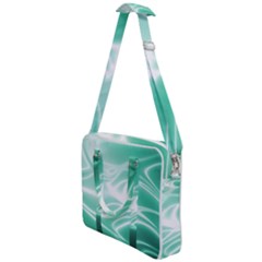 Biscay Green Glow Cross Body Office Bag by SpinnyChairDesigns