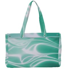 Biscay Green Glow Canvas Work Bag by SpinnyChairDesigns