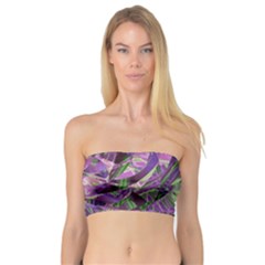 Boho Violet Mosaic Bandeau Top by SpinnyChairDesigns