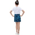 Boho Cerulean Blue Mosaic Kids  Tennis Skirt View2