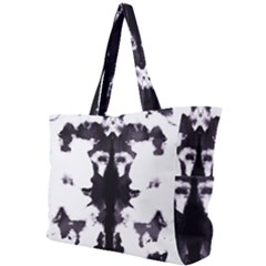 Rorschach Inkblot Pattern Simple Shoulder Bag by SpinnyChairDesigns
