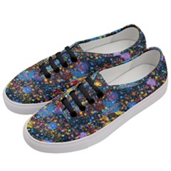 Abstract Paint Splatters Women s Classic Low Top Sneakers by SpinnyChairDesigns