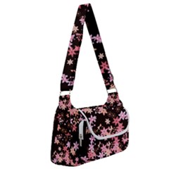 Pink Lilies on Black Multipack Bag