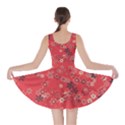 Red Wildflower Floral Print Skater Dress View2